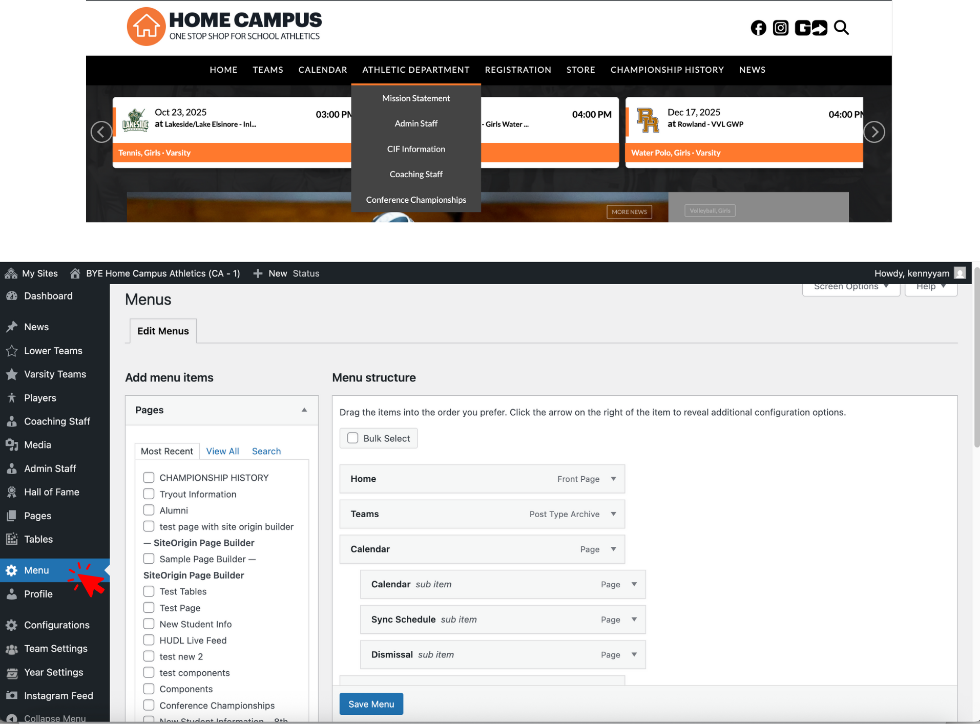 Athletic Director Guide Home Campus Website.png